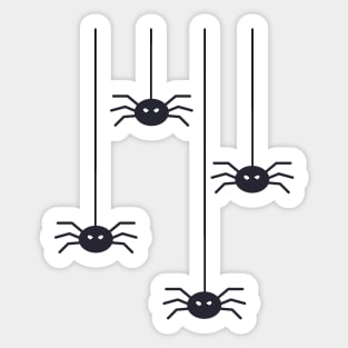 Scary Spiders Pattern Sticker